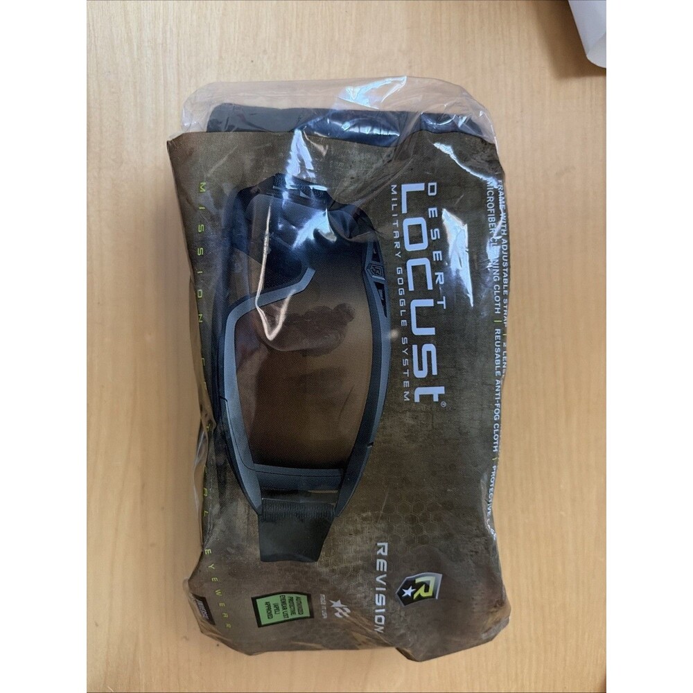 NEW USGI Revision Desert Locust Goggles US Mil Tan 499 APEL 4240-01-592-8619